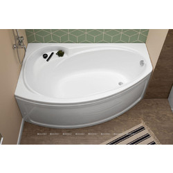 Акриловая ванна Aquanet Jersey 170x90 L, с каркасом