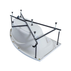 Акриловая ванна Aquanet Jersey 170x90 L, с каркасом