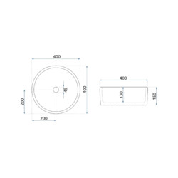 Умывальник Rea FLORISA REA-U3308