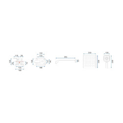 Душевая система Rea Orix Chrome REA-P8463