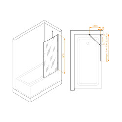 Шторка для ванны RGW Screens SC-151 70x150