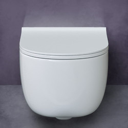 Подвесной унитаз с бидеткой Bocchi V-Tondo 1416-001-0128, с крышкой Slim soft-close A0336-001