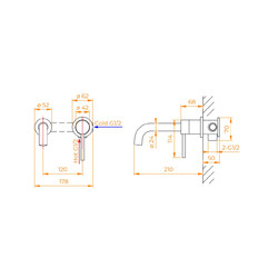 Смеситель для умывальника RGW SP-47B