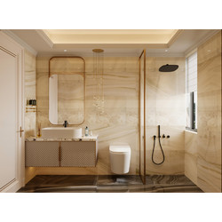 Унитаз подвесной ABBER Bequem AC1102T, с крышкой дюропласт SoftClose