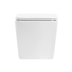 Унитаз подвесной ABBER Rechteck AC1201T, с крышкой дюропласт SoftClose