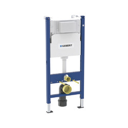 Инсталляция для унитаза Geberit Alpha 458.233.00.2, с кнопкой Alpha20 (белая)