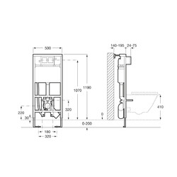 Инсталляция для унитаза Roca DUPLO WC Smart для унитаза Inspira In-Wash