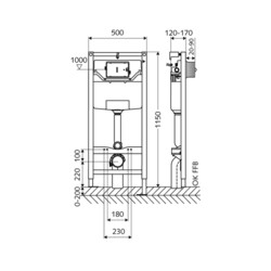 Инсталляция для унитаза SCHELL MONTUS C120 030570099