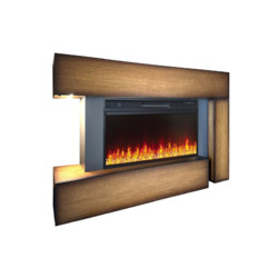 Портал для электрокамина Smolcom Malibu V42, дуб антик / серый графит