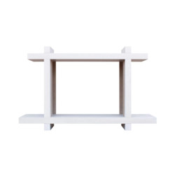 Портал для электрокамина Smolcom Tokio R L33/FS33, бьянко белый