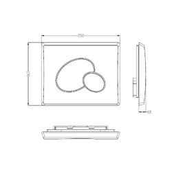 Комплект инсталляции WeltWasser Marberg 410 RD с кнопкой хром и унитазом Teymi Lina VORTEX T40110