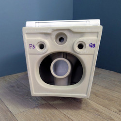 Комплект инсталляции TECEbase 9400407 с чёрной кнопкой и унитазом Teymi Lina VORTEX T40110