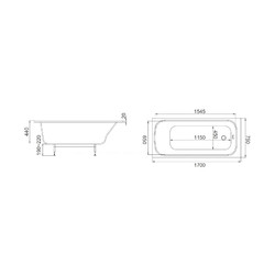 Акриловая ванна Jacob Delafon Elite E6D362RU-00 170x75