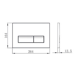 Инсталляция для унитаза Amore di Mare QuickFit 50114, с кнопкой 404G (полированное золото)