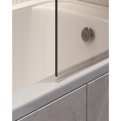 Шторка для ванны Timo TC-80/03C-8 80х140