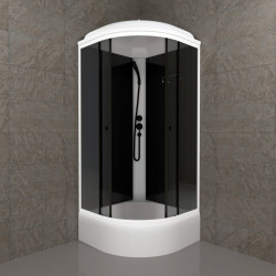 Душевая кабина Triton Грэй-Блэк 90х90 В