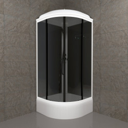 Душевая кабина Triton Грэй-Блэк 90х90 В