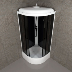 Душевая кабина Triton Грэй-Блэк 90х90 В