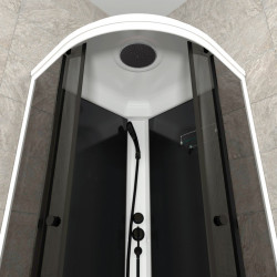 Душевая кабина Triton Грэй-Блэк 90х90 В