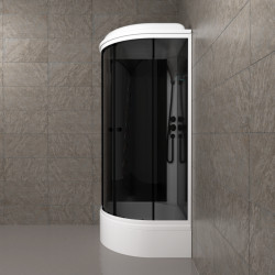 Душевая кабина Triton Грэй-Блэк 90х90 В