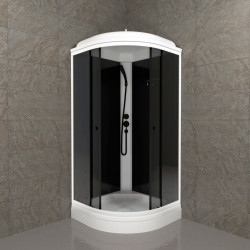 Душевая кабина Triton Грэй-Блэк 90х90 А