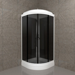 Душевая кабина Triton Грэй-Блэк 90х90 А