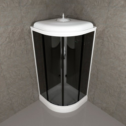 Душевая кабина Triton Грэй-Блэк 90х90 А