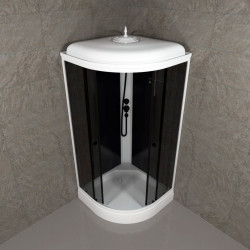 Душевая кабина Triton Грэй-Блэк 90х90 А