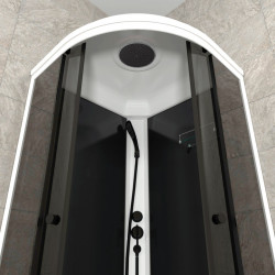 Душевая кабина Triton Грэй-Блэк 90х90 А