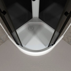 Душевая кабина Triton Грэй-Блэк 90х90 А