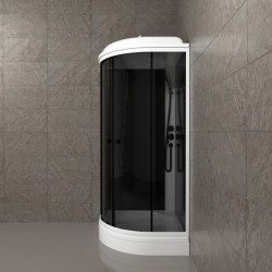 Душевая кабина Triton Грэй-Блэк 90х90 А