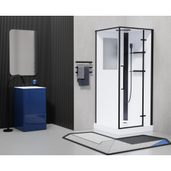 Душевая кабина с гидромассажем Esbano ESM-QUADRO-90 R 90x90