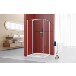 Душевой уголок Esbano ESA-108PS-C 100х80