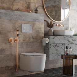 Комплект инсталляции и унитаза 6 в 1 Roxen StounFix Dual Fresh 919136