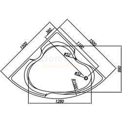 Акриловая ванна Kolpa-San Largo 150x150