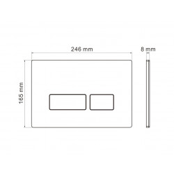 Комплект инсталляции и унитаза 6 в 1 Roxen StounFix Dual Fresh 920247