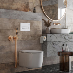 Комплект инсталляции и унитаза 6 в 1 Roxen StounFix Dual Fresh 920247