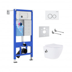 Комплект инсталляции и унитаза 6 в 1 Roxen StounFix Dual Fresh 902672