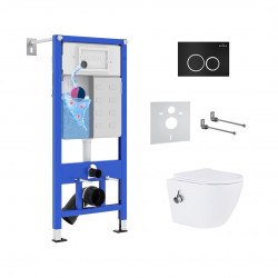 Комплект инсталляции и унитаза 6 в 1 Roxen StounFix Dual Fresh 906342