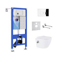 Комплект инсталляции и унитаза 6 в 1 Roxen StounFix Dual Fresh 926249