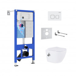 Комплект инсталляции и унитаза 6 в 1 Roxen StounFix Dual Fresh 934445