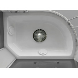 Душевая кабина с гидромассажем ODA 8037BTL 120x80