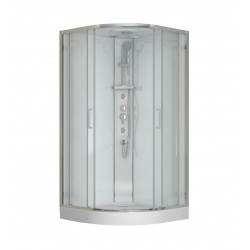 Душевая кабина с гидромассажем Adema Витте Ронда Хром 90x90