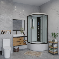 Душевая кабина с гидромассажем Niagara Classic NG-6709-14F 100х100