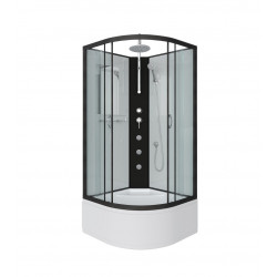 Душевая кабина с гидромассажем Niagara Classic NG-6709-14BKTG 100х100