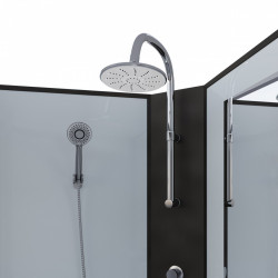 Душевая кабина с гидромассажем Niagara Classic NG-6709-14BKTG 100х100