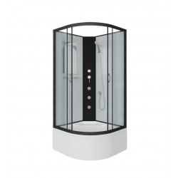 Душевая кабина с гидромассажем Niagara Classic NG-6709-14BKG 100х100