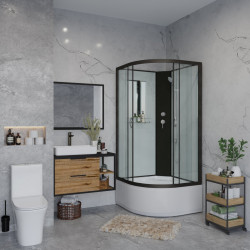 Душевая кабина Niagara Classic NG-6709-14BK 100х100