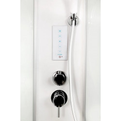 Душевая кабина с электрикой DTO L909EL+VST 90x90 со вставкой