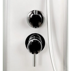 Душевая кабина с электрикой DTO L909EL+VST 90x90 со вставкой